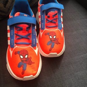 Kids shoes Marvel. ADIDAS X MARVEL SUPER HERO ADVENTURES SPIDER-MAN RACER TR21